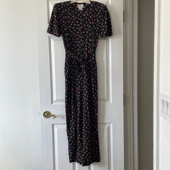 Darian Petite Vintage Fruit Jumpsuit Size 6 - Picture 2 of 9
